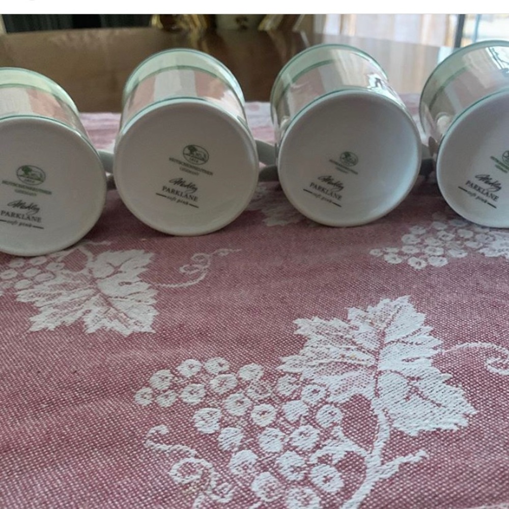 Hutschenreuther mugs/ Germany. Parklane. set/4 - Picture 3 of 4